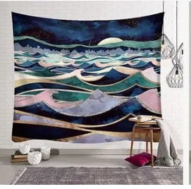 Mountain Wall Tapestry by Krystina Trendify