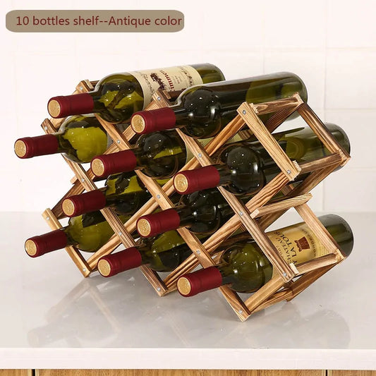 Wooden Wine Rack by Krystina Trendify