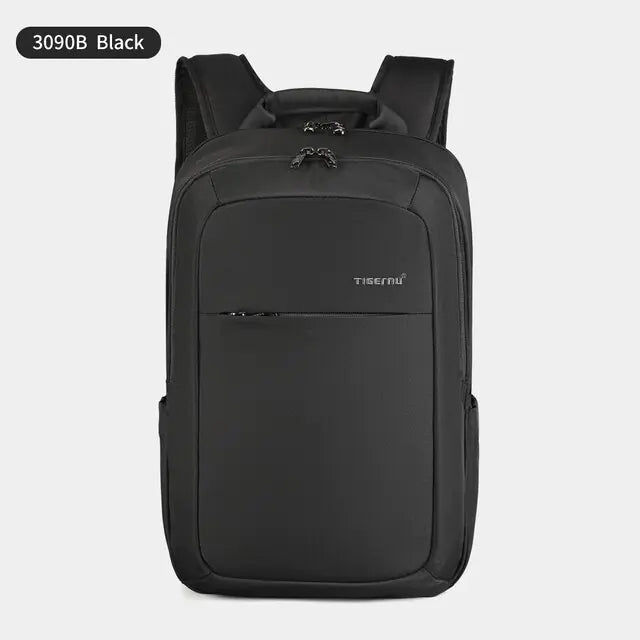 15.6" TIGERNU laptop backpack with anti-theft technology, durable design, and lifetime guarantee. Ideal for school and commuting.