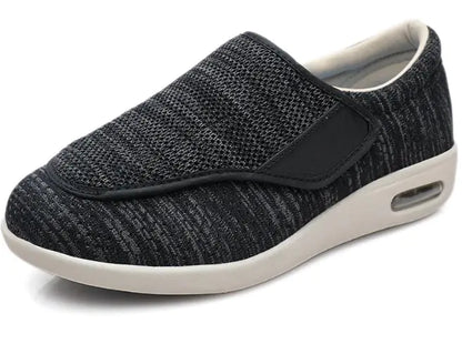 Wide-fit orthopedic shoes by Krystina Trendify, designed for foot thumb valgus with breathable materials, non-slip soles, and adjustable closures.