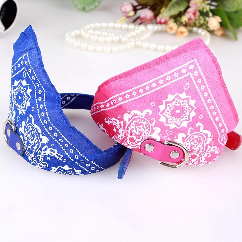 Adorable soft and breathable pet neckerchief for comfort and style