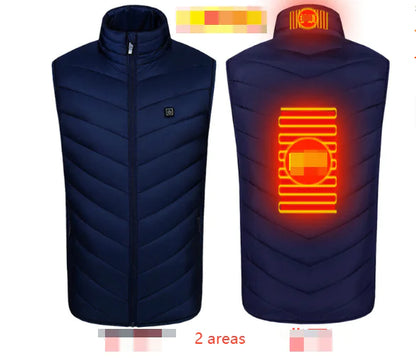 Thermal Heated Vest by Krystina Trendify with adjustable heating levels and long-lasting battery for cold-weather outdoor activities.