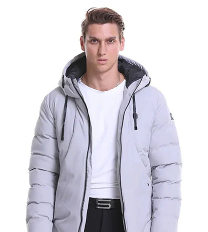 Modern Heated Jacket by Krystina Trendify, offering adjustable warmth and sleek design for winter comfort.