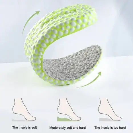 HeelBoosts running insoles by Krystina Trendify, designed to enhance stride, improve efficiency, and provide breathable comfort for any shoe.