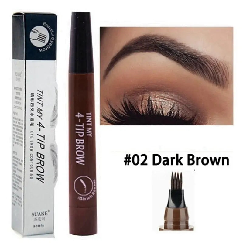 Waterproof Natural Eyebrow Pencil for smudge-proof, defined brows