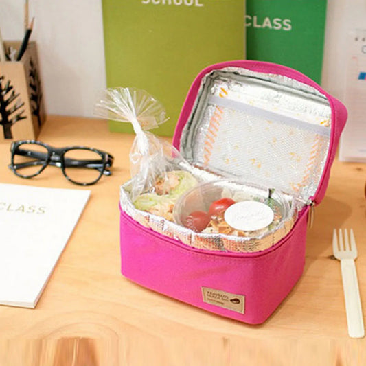 Eco-friendly portable thermal lunch box for keeping meals fresh and warm. Ideal for commuting and office lunches.