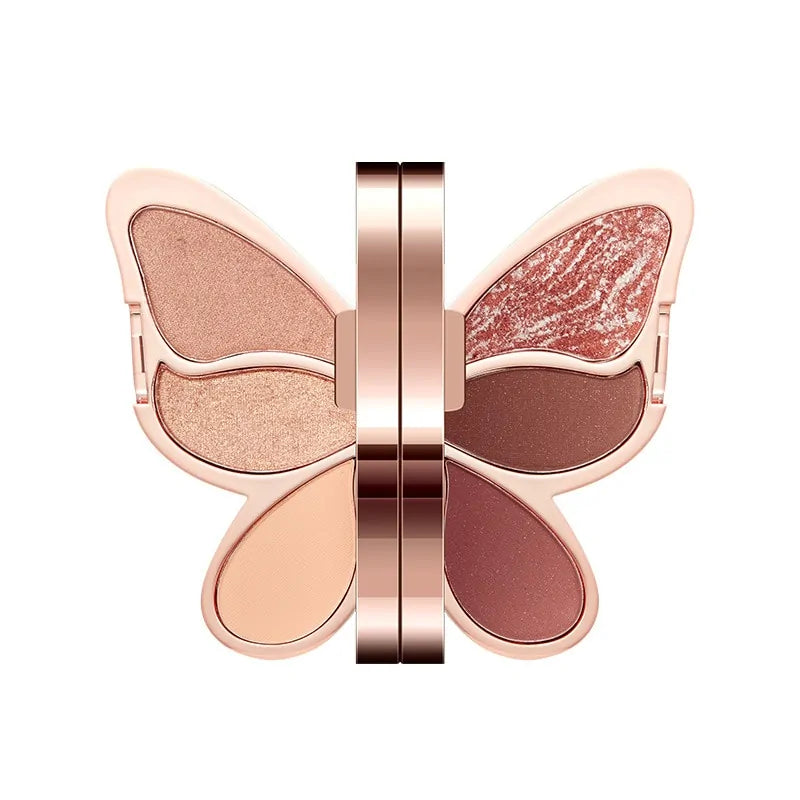 6 Colors Eyeshadow Palette Butterfly with vibrant shades for endless looks.
