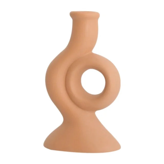 Elegant ceramic flower vase for sophisticated home décor