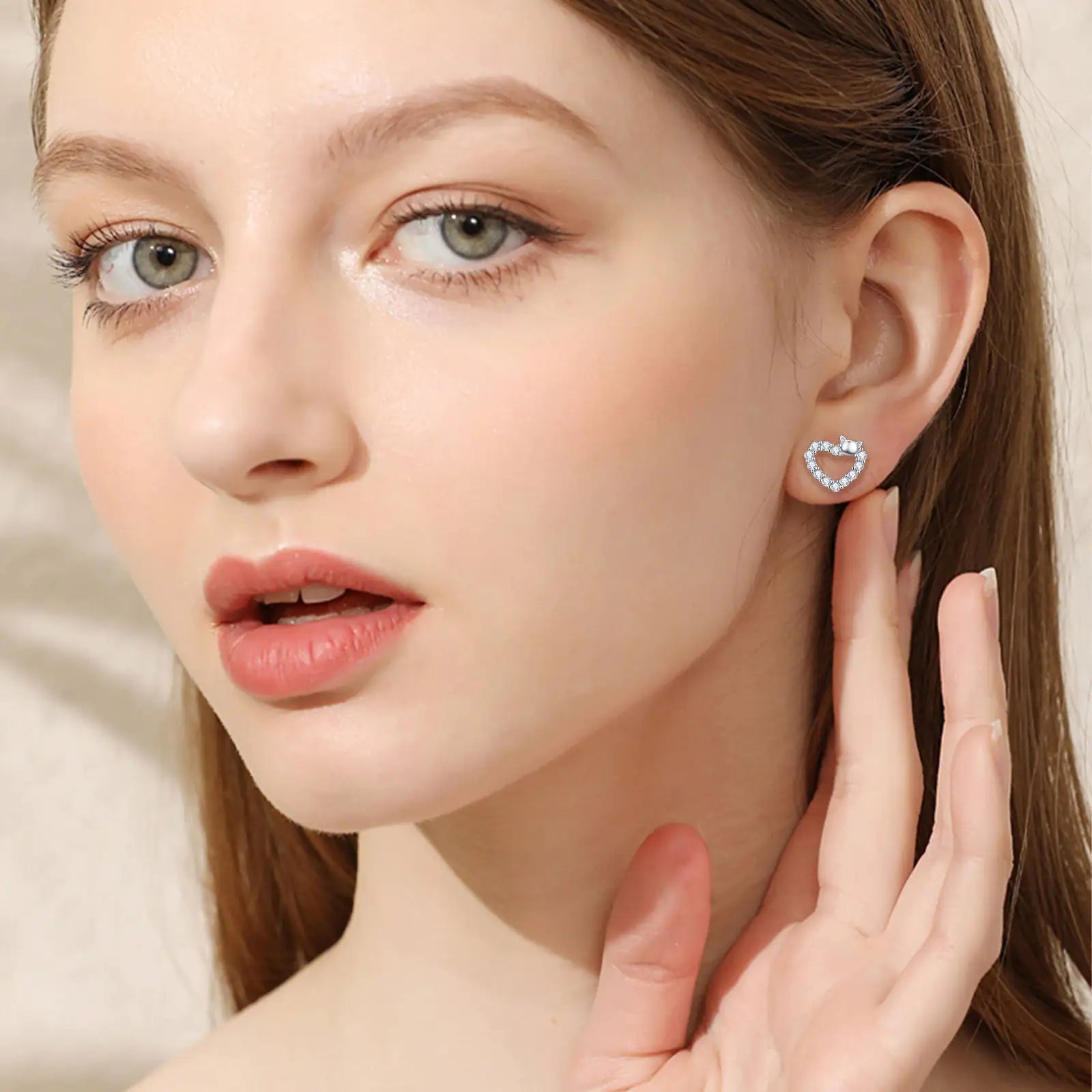 Heart Stud Earrings, crafted with high-quality materials for timeless elegance.