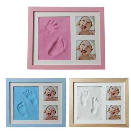 Eco-friendly handprint and footprint kit for capturing baby's precious moments