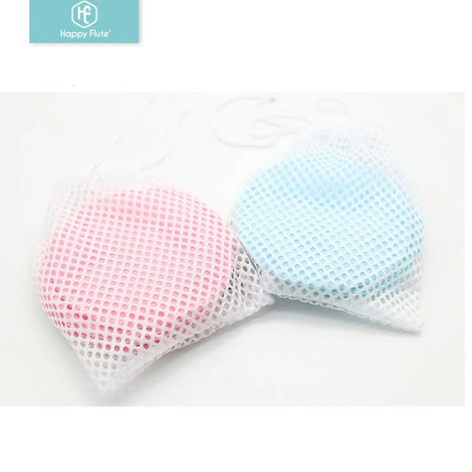 Eco-friendly bamboo breast pads, ultra-soft, absorbent, and washable