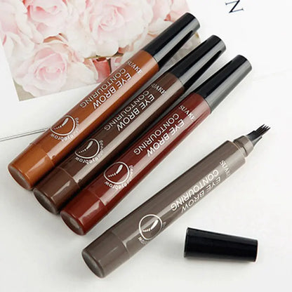 Waterproof Natural Eyebrow Pencil for smudge-proof, defined brows