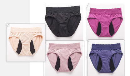 Menstrual panties sets by Flarixa, leak-proof, breathable, and eco-friendly, providing reliable protection without the bulk of traditional pads.