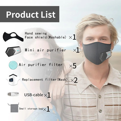  Compact head-mounted wearable air purifier by Krystina Trendify