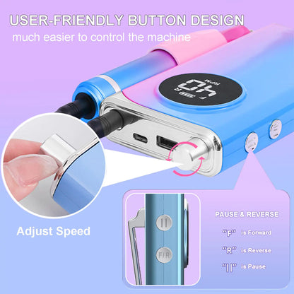 Electric Nail Drill Machine – Professional Manicure Tool