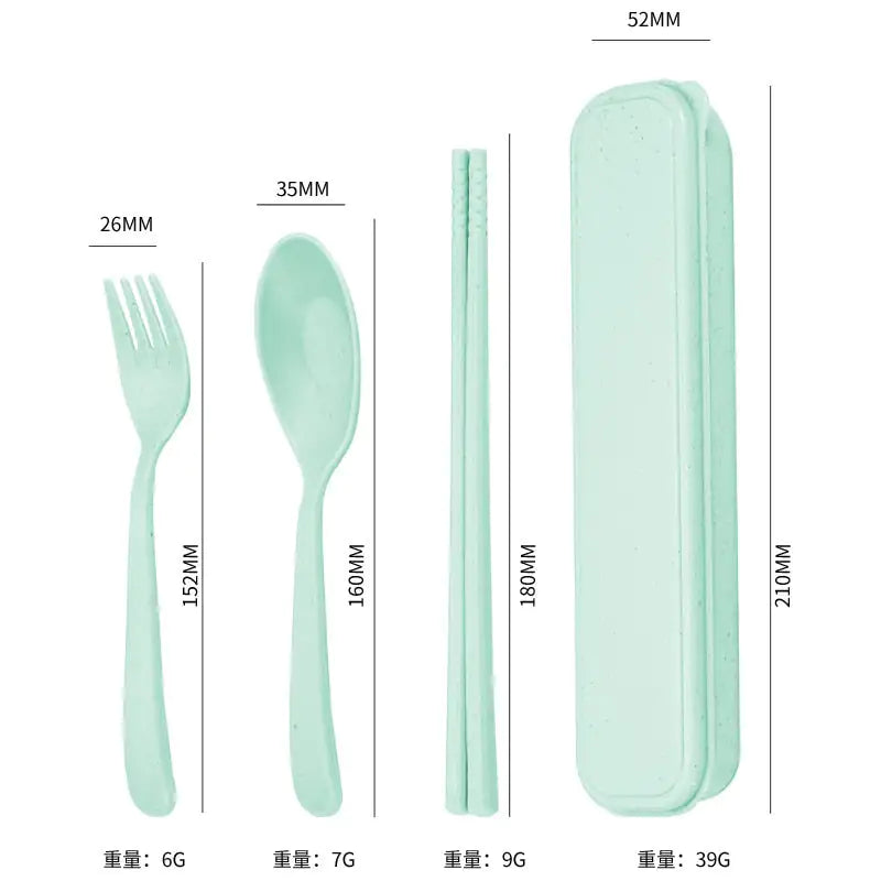 Eco-friendly travel utensil set by Krystina Trendify for on-the-go dining