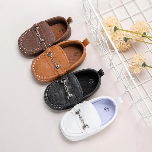 Cute and comfy non-slip baby shoes by Krystina Trendify.