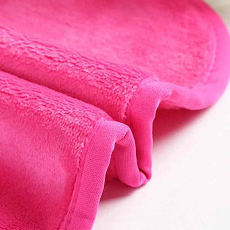 Reusable nano microfiber makeup remover towel