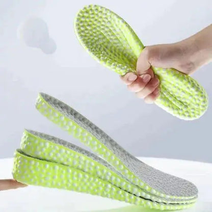 HeelBoosts running insoles by Krystina Trendify, designed to enhance stride, improve efficiency, and provide breathable comfort for any shoe.