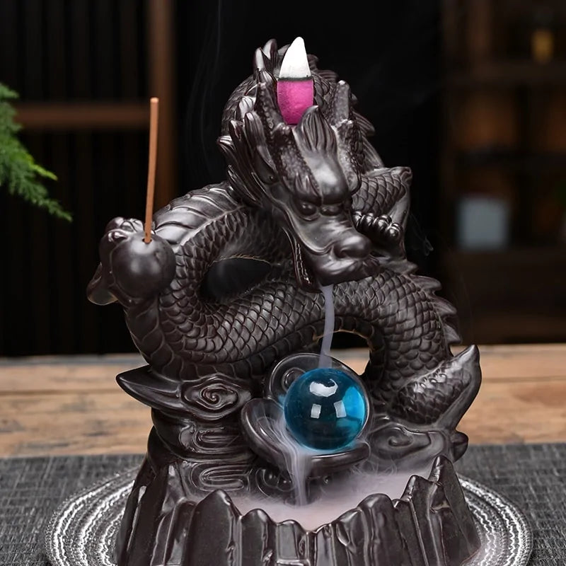 Elegant ceramic incense burner for soothing aromatherapy and home decor