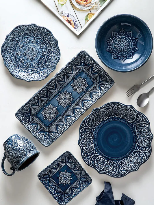 Luxury dinner plates by Krystina Trendify, crafted from premium materials to enhance your dining experience with elegance and sophistication.