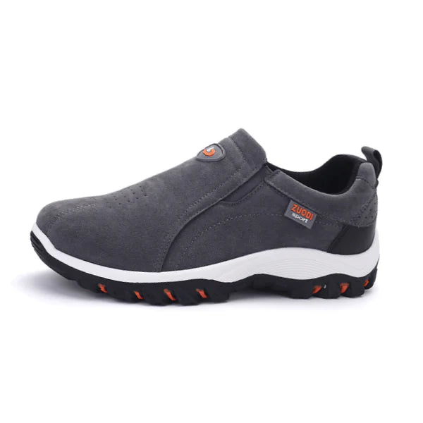 Men's sport shoes with breathable mesh and cushioned insoles