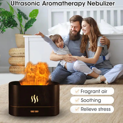 Electric Fire Flame Humidifier for dry air relief and room ambiance