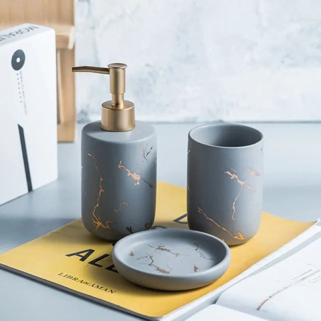 Eco-friendly ceramic bathroom accessory by Krystina Trendify, blending elegance and sustainability.