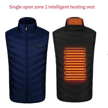 Thermal Heated Vest by Krystina Trendify with adjustable heating levels and long-lasting battery for cold-weather outdoor activities.