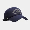 Adjustable Baseball Hat – breathable cotton cap with metal buckle strap and curved brim for sun protection, perfect for casual and outdoor wear.