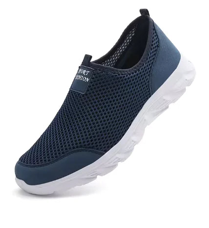 Men’s running shoes with breathable mesh design and lightweight construction by YRZL AirLite. Perfect for workouts and daily wear.