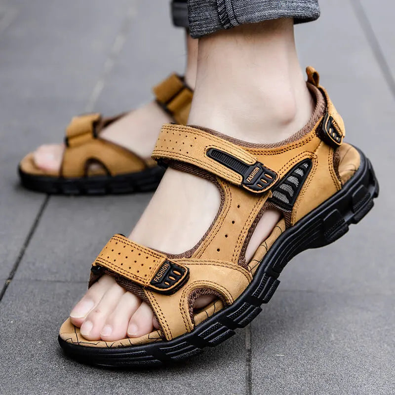 Orthopedic sandals for pain relief and support by Krystina Trendify.