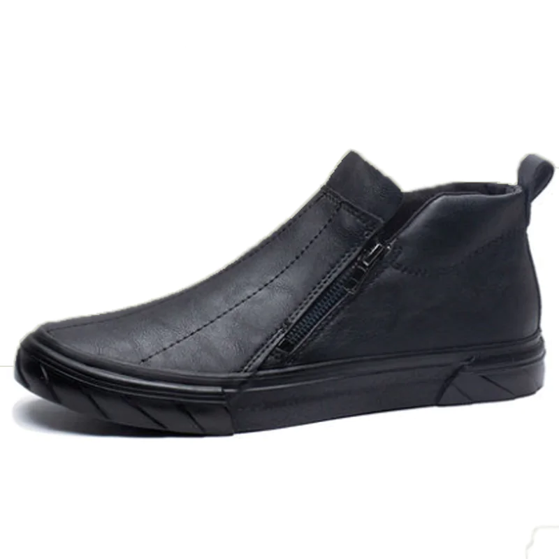 Men's vulcanized leather loafer shoes in timeless style for any occasion