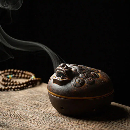 Exquisite ceramic incense burner for a calming and relaxing home atmosphere